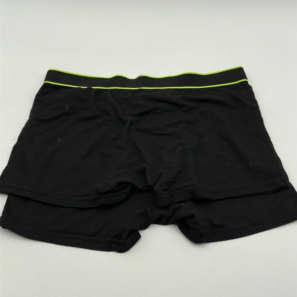 Aeropostale Boxer Brief Size Medium 2 Count Fly-Front Cotton Stretch Pink &Green